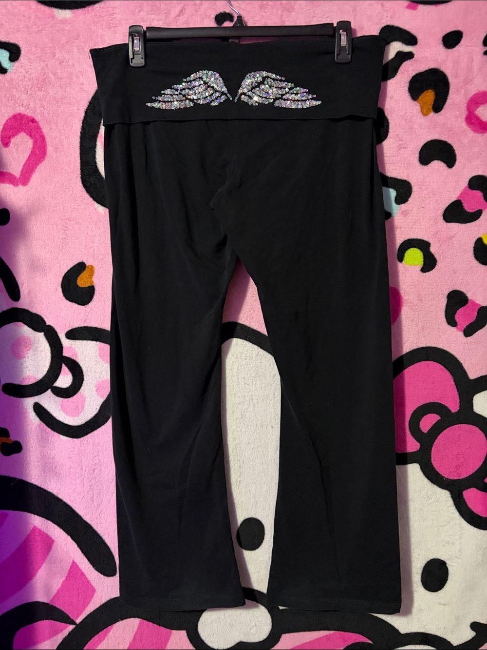 Victoria’s secret Fold over flare yoga pants #2